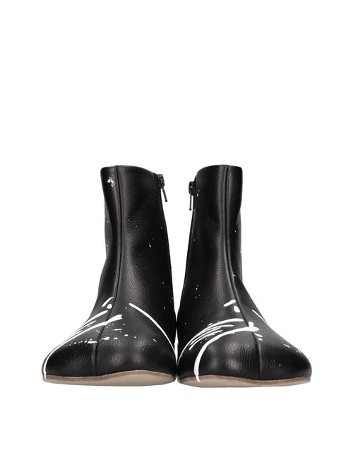Stivaletti in pelle MAISON MARGIELA | S59WU0237 P6398NERO-BIANCO
